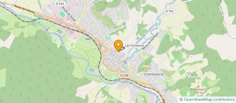 localisation de l'entreprise MADAME RAMZI JANI  DIE