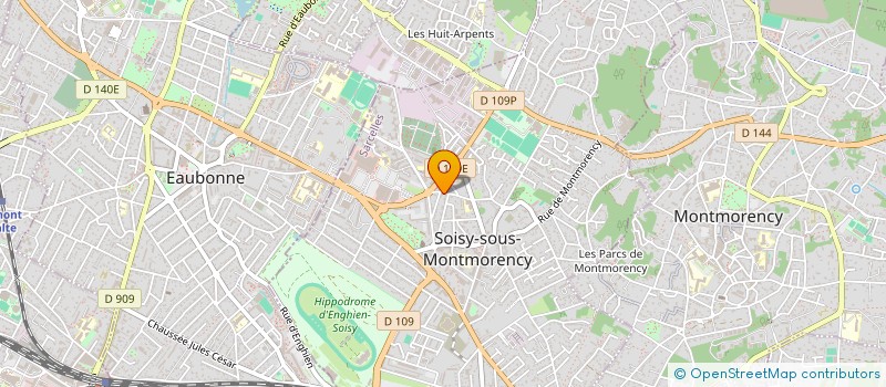 localisation de l'entreprise MADAME RAMZIATH ADEGBINDIN  SOISY-SOUS-MONTMORENCY