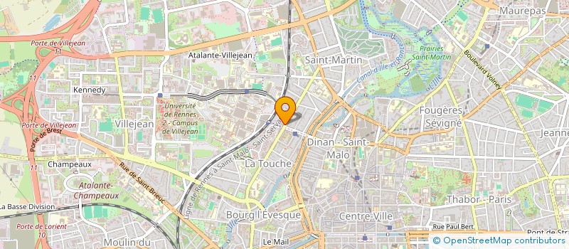 localisation de l'entreprise MADAME RAN XU  RENNES