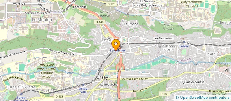 localisation de l'entreprise MADAME RAN XU  ORSAY