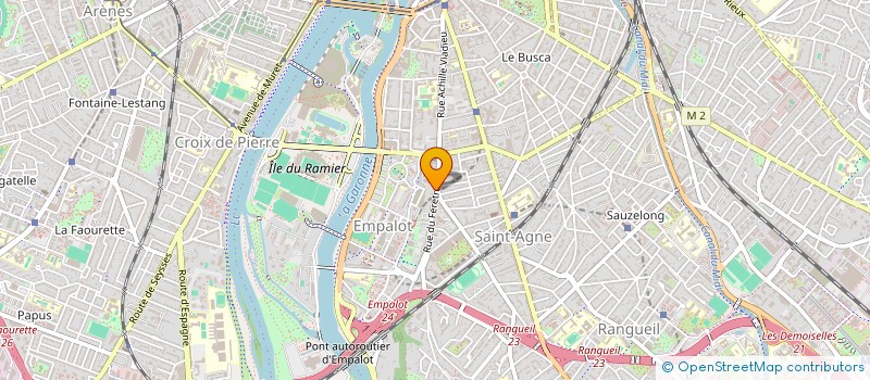 localisation de l'entreprise MADAME RANA AHMED MOHAMED ELKHATEB ABDELWAHAB  TOULOUSE