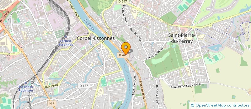 localisation de l'entreprise MADAME RANA FANY à CORBEIL-ESSONNES