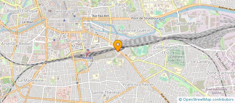 localisation de l'entreprise MADAME RAND YOUSIF  RENNES