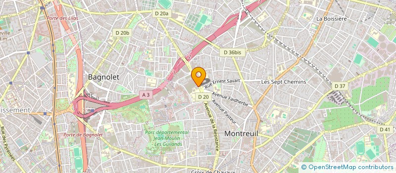 localisation de l'entreprise MADAME RANDA BAAS à MONTREUIL