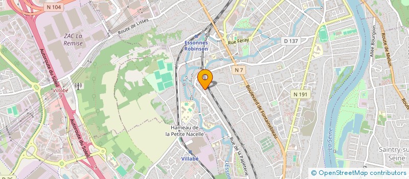 localisation de l'entreprise MADAME RANDA BENAICHA à CORBEIL-ESSONNES