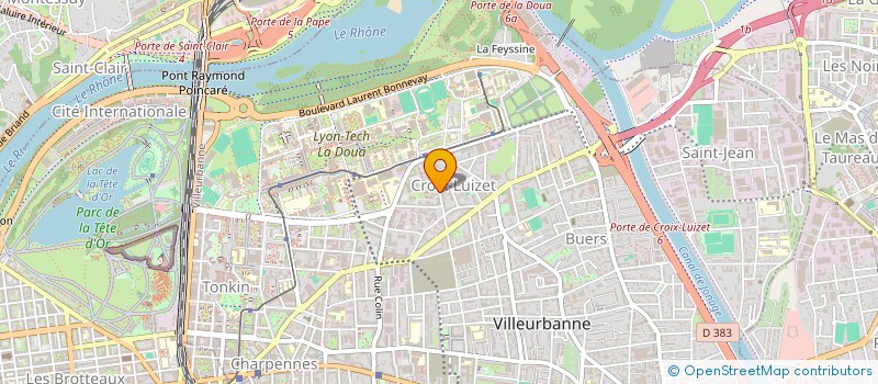 localisation de l'entreprise MADAME RANDA KAABECHE  VILLEURBANNE