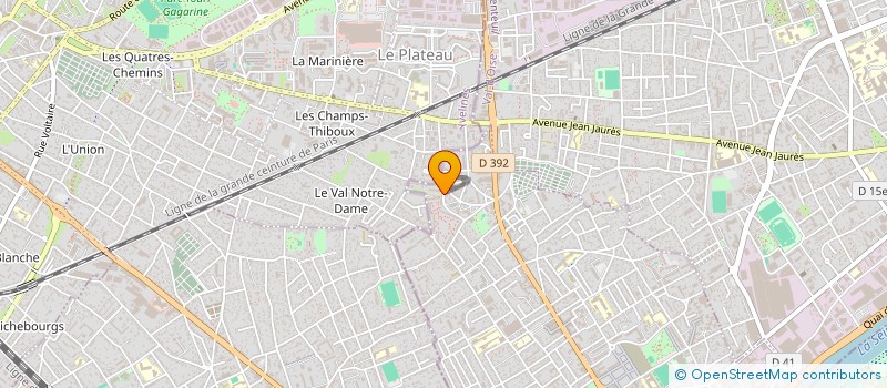 localisation de l'entreprise MADAME RANDA MERGHANI à BEZONS