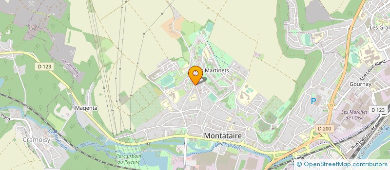 localisation de l'entreprise MADAME RANDA TOUAMA  MONTATAIRE