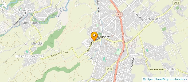 localisation de l'entreprise MADAME RANDJANI PONIN à SAINT-ANDRE