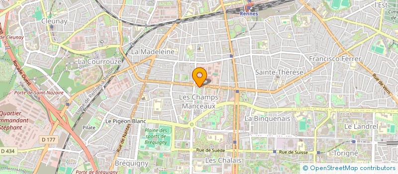 localisation de l'entreprise MADAME RANEEN ALSOUFI  RENNES