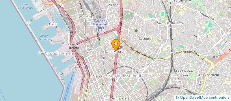 localisation de l'entreprise MADAME RANIA BACHIR à MARSEILLE