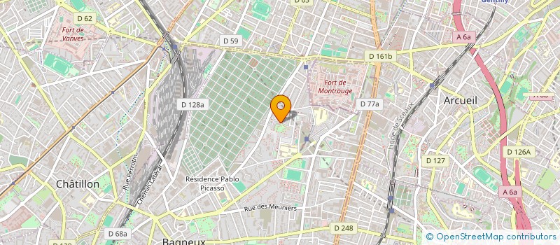localisation de l'entreprise MADAME RANIA BOURGUIBA à BAGNEUX