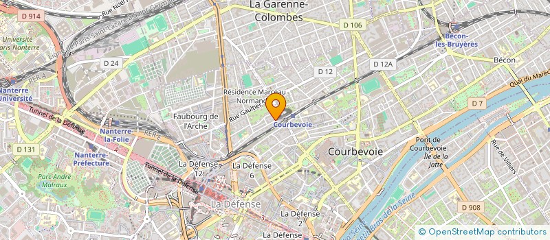 localisation de l'entreprise MADAME RANIA CHEBIL à COURBEVOIE