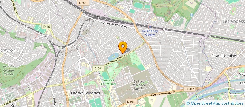 localisation de l'entreprise MADAME RANIA CHOUK  GAGNY