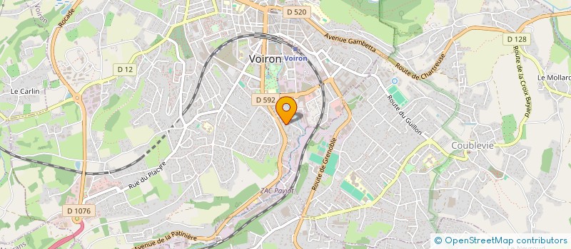 localisation de l'entreprise MADAME RANIA DEGHDEGH  VOIRON