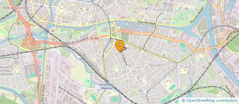 localisation de l'entreprise MADAME RANIA DIBO à STRASBOURG