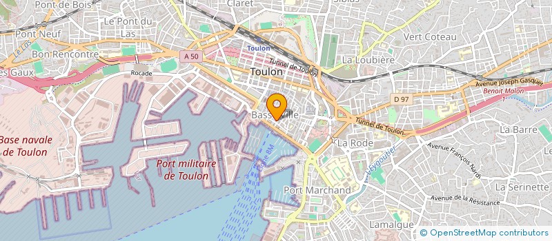 localisation de l'entreprise MADAME RANIA DIR à TOULON