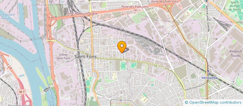 localisation de l'entreprise MADAME RANIA DOUZI  SAINT-FONS