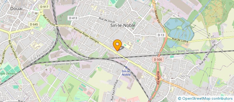 localisation de l'entreprise MADAME RANIA EL AMRI  SIN-LE-NOBLE