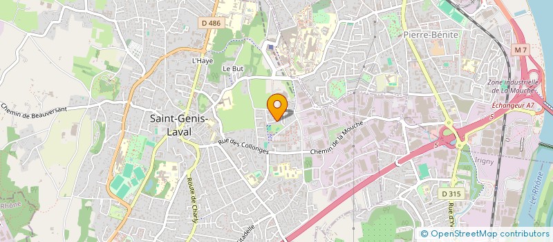 localisation de l'entreprise MADAME RANIA ELAISSARI  SAINT-GENIS-LAVAL