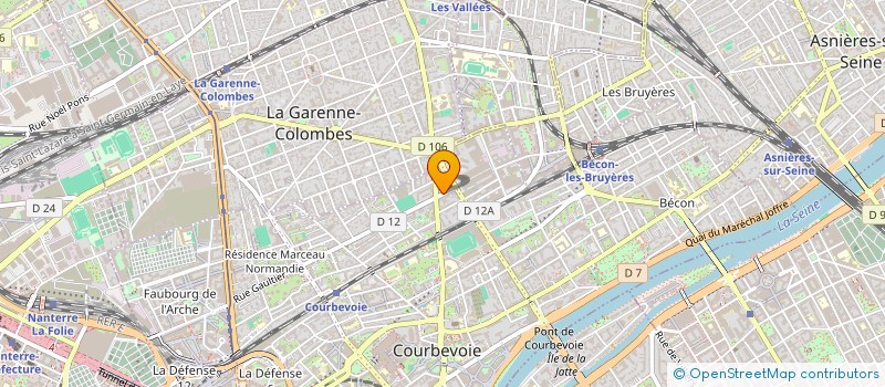 localisation de l'entreprise MADAME RANIA GUEMACHE à COURBEVOIE