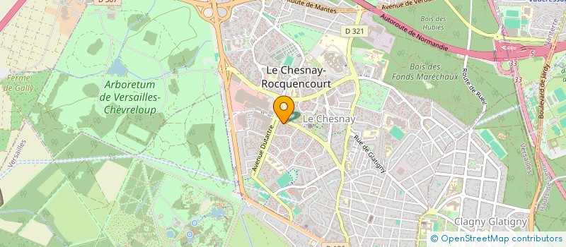 localisation de l'entreprise MADAME RANIA HEDDI  LE CHESNAY-ROCQUENCOURT