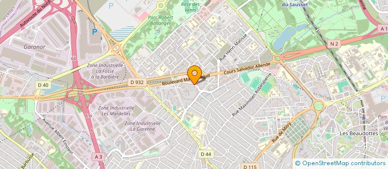 localisation de l'entreprise MADAME RANIA IDIR  AULNAY-SOUS-BOIS