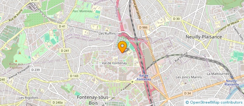 localisation de l'entreprise MADAME RANIA IMINE à FONTENAY-SOUS-BOIS