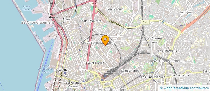 localisation de l'entreprise MADAME RANIA KHALFALLAH  MARSEILLE