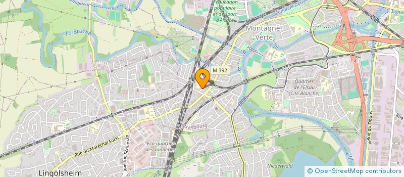 localisation de l'entreprise MADAME RANIA KISSI à STRASBOURG
