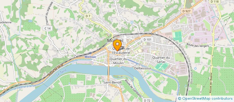 localisation de l'entreprise MADAME RANIA KOCHAT  MOISSAC