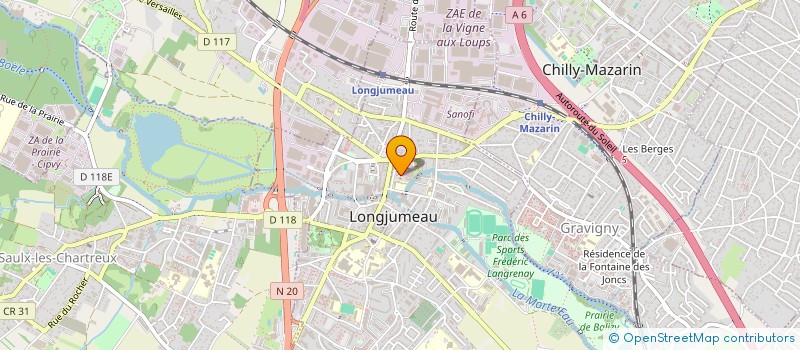localisation de l'entreprise MADAME RANIA LACHELACHE à LONGJUMEAU