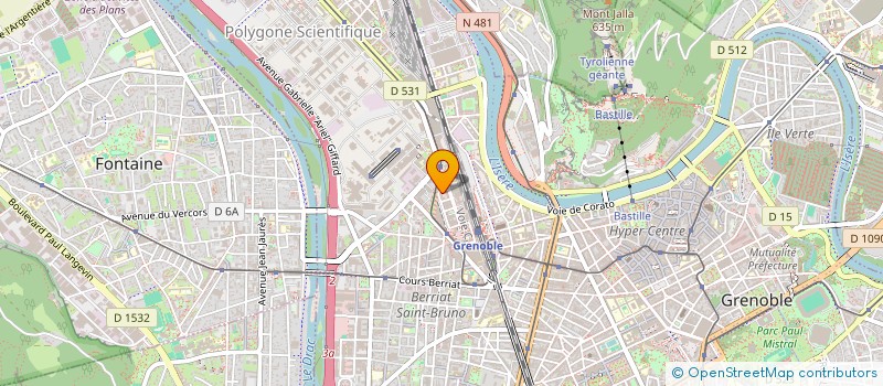 localisation de l'entreprise MADAME RANIA MABROUK à GRENOBLE