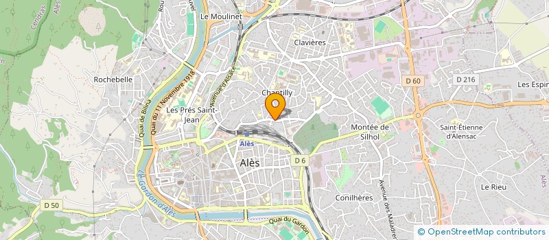 localisation de l'entreprise MADAME RANIA MALLEM à ALES