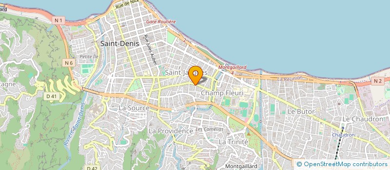 localisation de l'entreprise MADAME RANIA MOUSSA  SAINT-DENIS