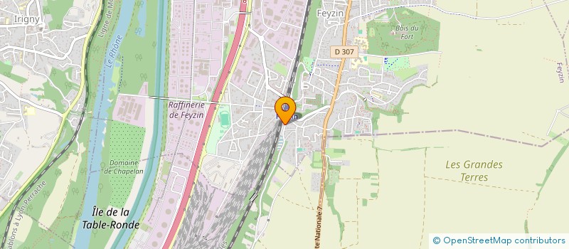 localisation de l'entreprise MADAME RANIA MOUSSAOUI  FEYZIN