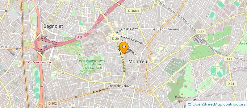 localisation de l'entreprise MADAME RANIA NOUGAOUI à MONTREUIL