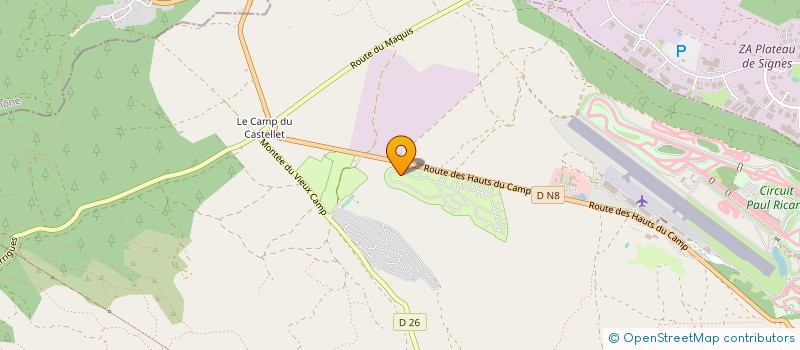 localisation de l'entreprise MADAME RANIA OTMANI  LE CASTELLET