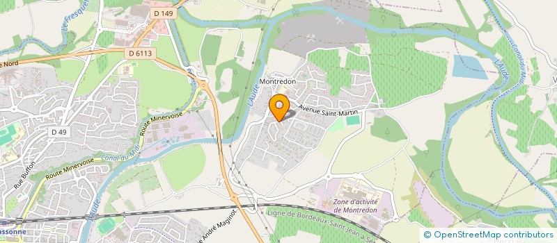 localisation de l'entreprise MADAME RANIA RABAHI  CARCASSONNE