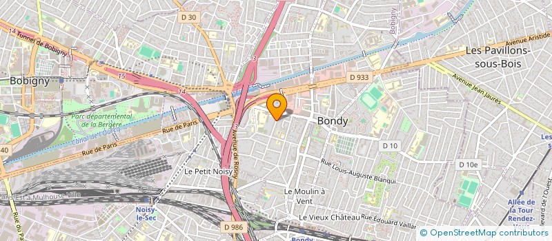 localisation de l'entreprise MADAME RANIA ROUAI à NOISY-LE-SEC