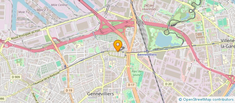 localisation de l'entreprise MADAME RANIA ZENASNI à GENNEVILLIERS