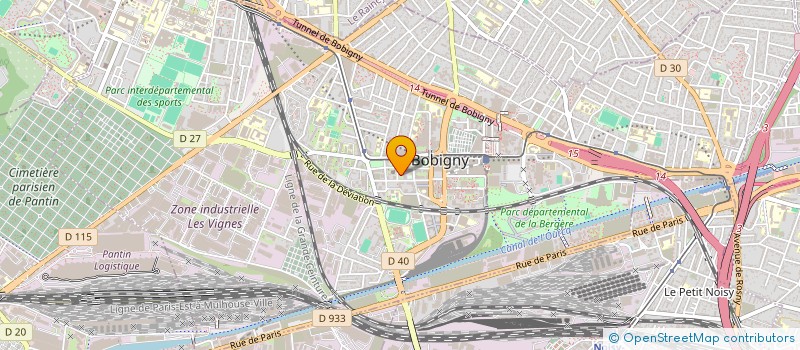 localisation de l'entreprise MADAME RANIYA AHMED à BOBIGNY