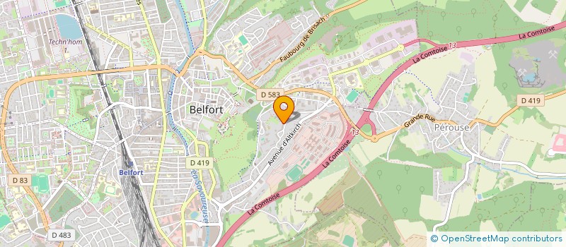 localisation de l'entreprise MADAME RANYA ALAKHEIR  BELFORT