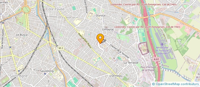 localisation de l'entreprise MADAME RAOUA CHAKROUN à TOULOUSE