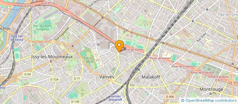 localisation de l'entreprise MADAME RAOUDHA BELKADHI à VANVES