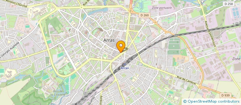 localisation de l'entreprise MADAME RAOUDHA BOUGHZALA à ARRAS