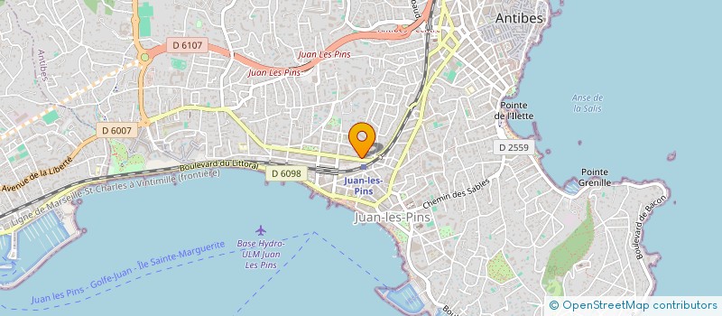 localisation de l'entreprise MADAME RAOUDHA LAHMADI à ANTIBES