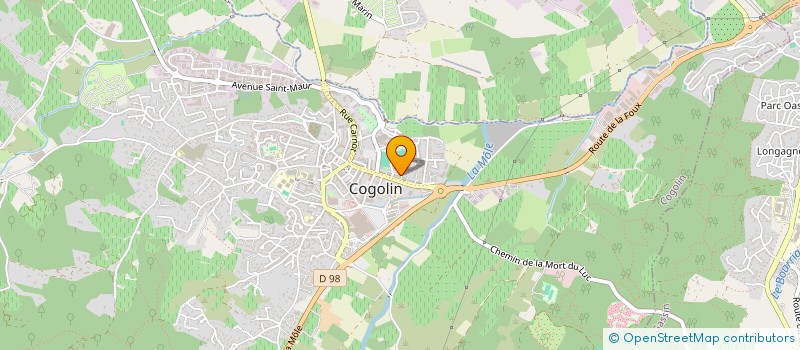 localisation de l'entreprise MADAME RAOUDHA SAHLI à COGOLIN