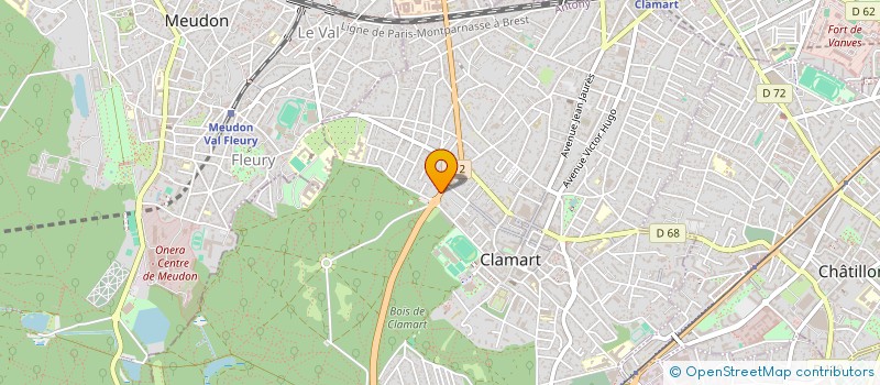 localisation de l'entreprise MADAME RAOUI MALAK à CLAMART