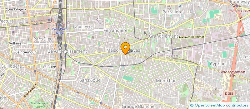 localisation de l'entreprise MADAME RAOUYA TALAHI  LYON